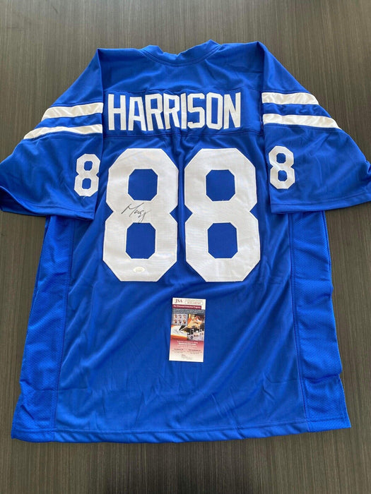 Marvin Harrison Indianapolis Colts Autographed Custom Jersey JSA