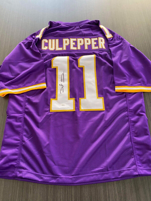 Daunte Culpepper Minnesota Vikings Autographed Custom Jersey JSA