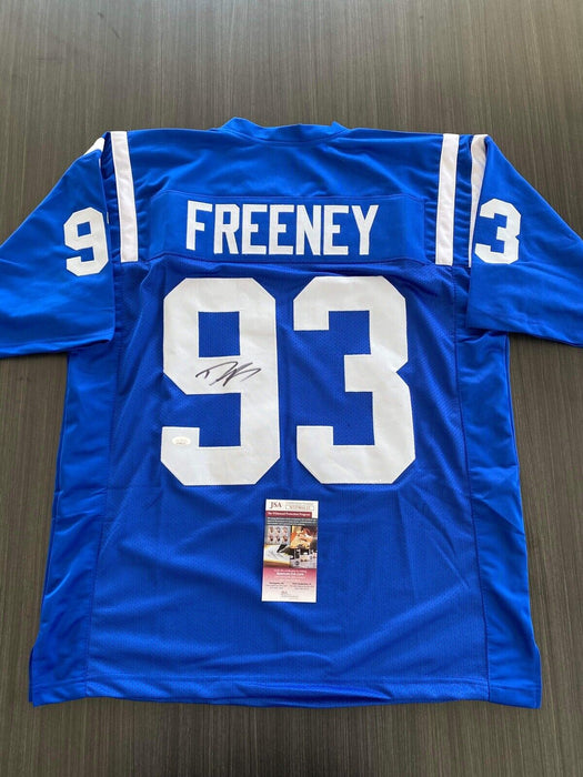 Dwight Freeney Indianapolis Colts Autographed Custom Jersey JSA