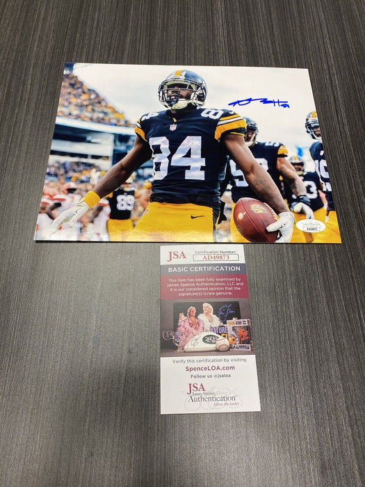 Antonio Brown Pittsburgh Steelers Autographed 8x10 Photo JSA