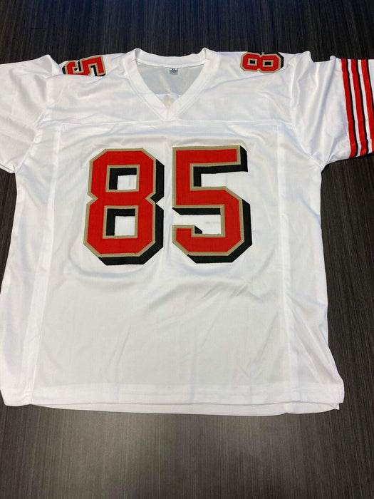 Vernon Davis San Francisco 49ers Autographed Custom Jersey JSA