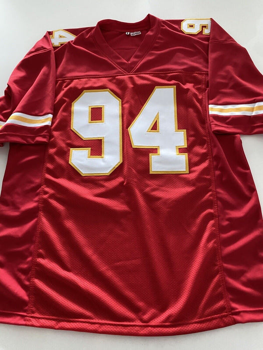 Terrell Suggs Kansas City Chiefs Autographed Custom Jersey JSA