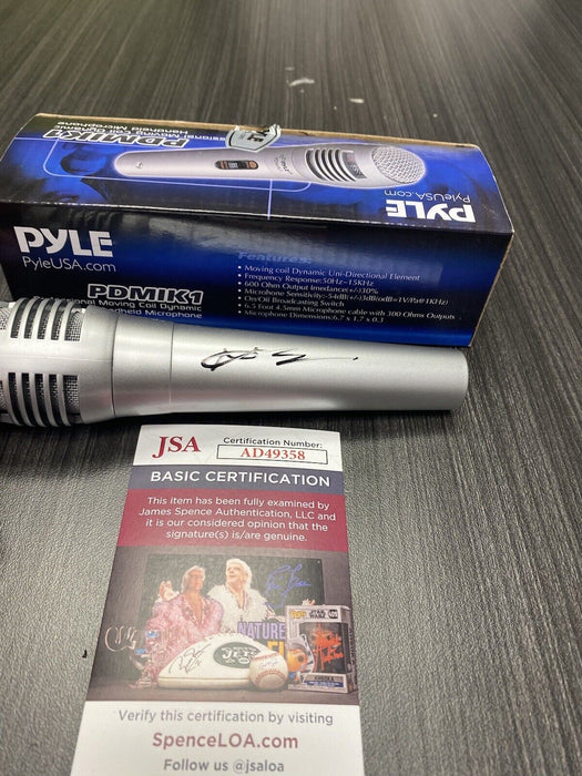 Antonio Brown  Autographed  Microphone JSA