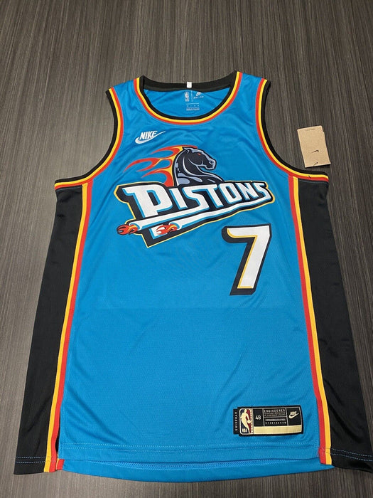 Killian Hayes Detroit Pistons Autographed Custom Jersey JSA