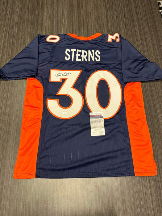 Caden Sterns Denver Broncos Autographed Custom Jersey JSA