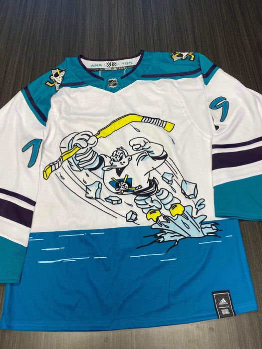Troy Terry Anaheim Ducks Autographed Custom Jersey JSA