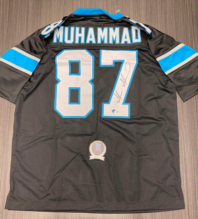 Muhsin Muhammad Carolina Panthers Autographed Custom Jersey Beckett