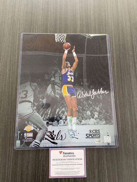Kareem Abdul-Jabbar Los Angeles Lakers Autographed 11x14 Photo Fanatics