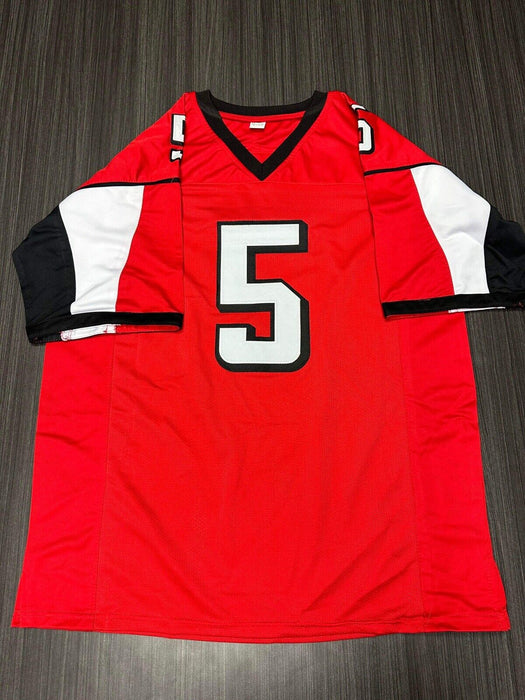 Morten Andersen Atlanta Falcons Autographed Custom Jersey Radtke Inscribed