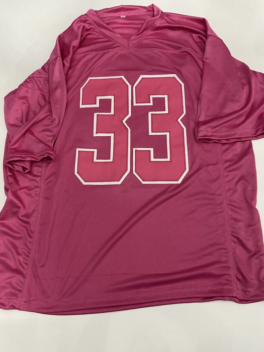 Dominic Rhodes Indianapolis Colts Autographed Custom Pink Jersey JSA