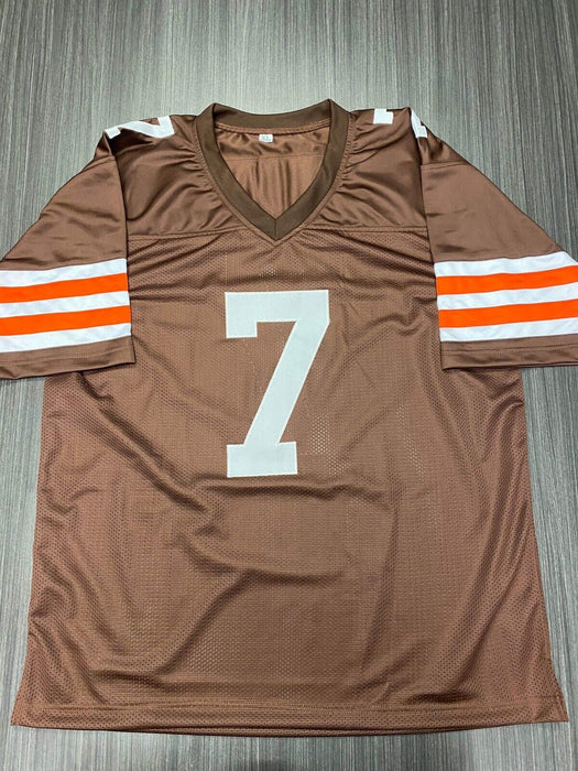 Jacoby Brissett Cleveland Browns Autographed Custom Jersey JSA