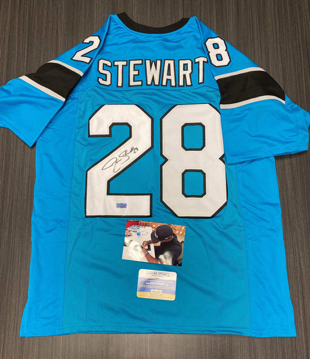 Jonathan Stewart Carolina Panthers Autographed Custom Jersey Radtke
