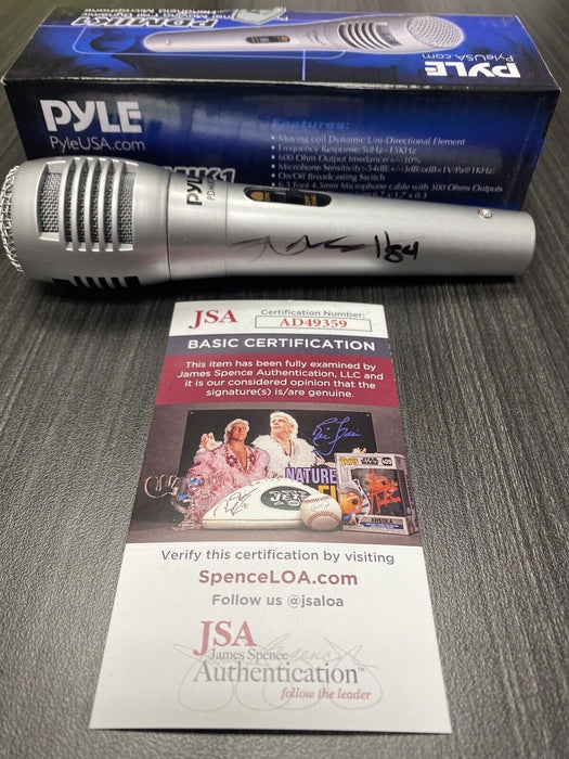 Antonio Brown  Autographed  Microphone JSA