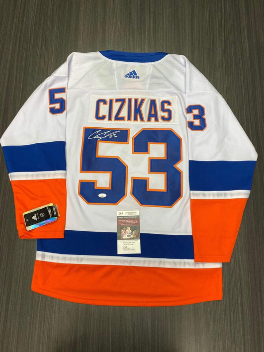 Casey Cizikas New York Islanders Autographed Custom Jersey JSA