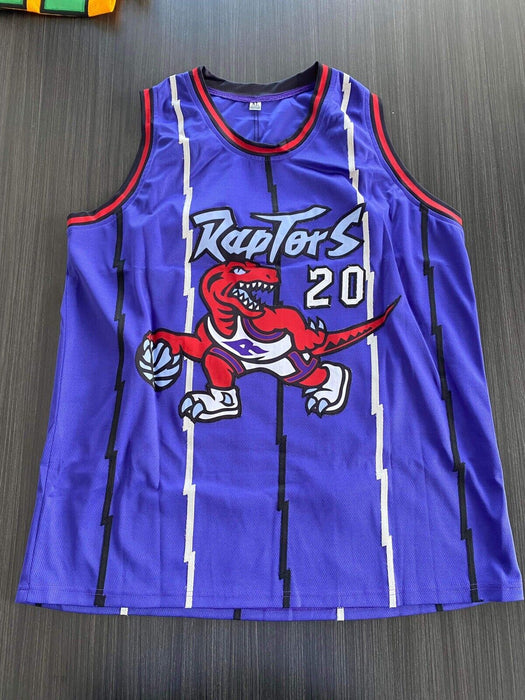 Damon Stoudamire Toronto Raptors Autographed Custom Jersey JSA