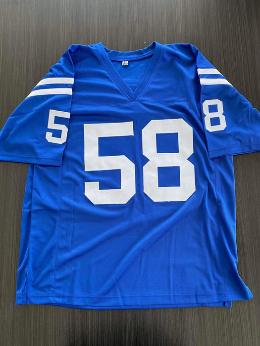 Gary Brackett Indianapolis Colts Autographed Custom Jersey JSA