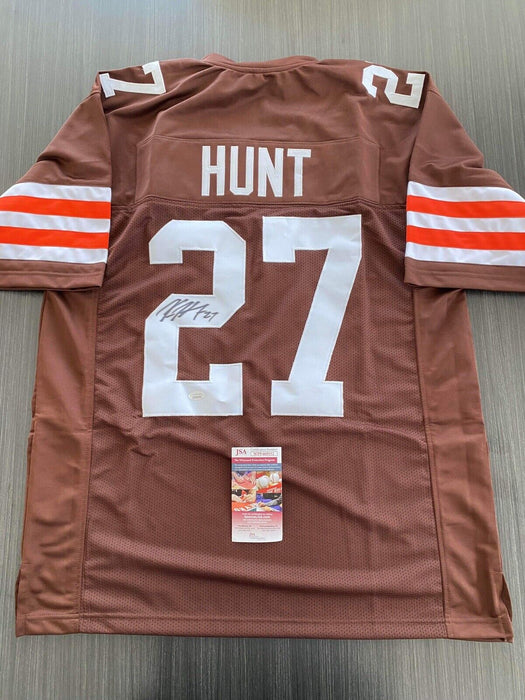 Kareem Hunt Cleveland Browns Autographed Custom Jersey JSA