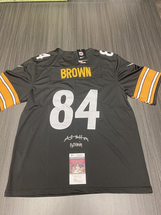 Antonio Brown Pittsburgh Steelers Autographed Custom Jersey JSA Inscribed