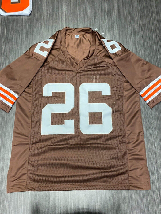 Greedy Williams Cleveland Browns Autographed Custom Jersey Beckett