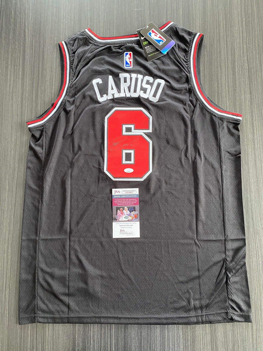 Alex Caruso Chicago Bulls Autographed Custom Jersey JSA