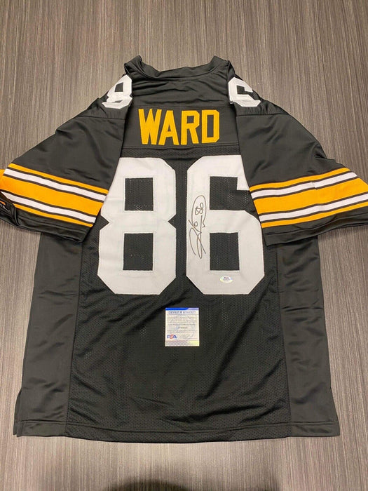 Hines Ward Pittsburgh Steelers Autographed Custom Jersey PSA