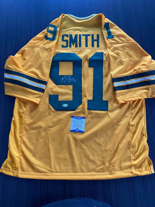 Preston Smith Green Bay Packers Autographed Custom Jersey Beckett