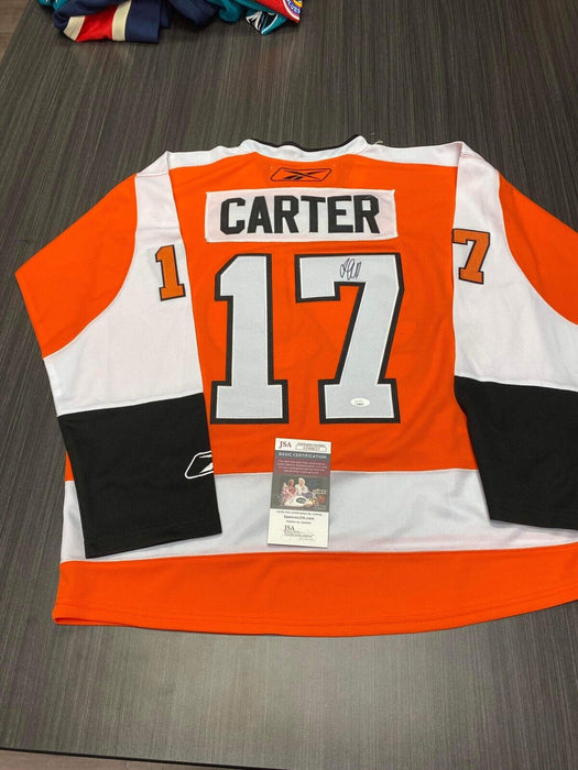 Jeff Carter Philadelphia Flyers Autographed Custom Jersey JSA
