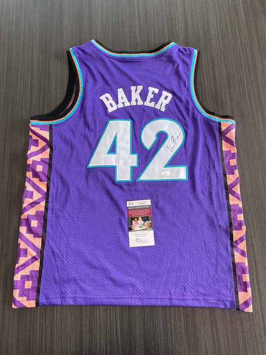 Vin Baker Milwaukee Bucks Autographed Custom All Star Game Jersey JSA