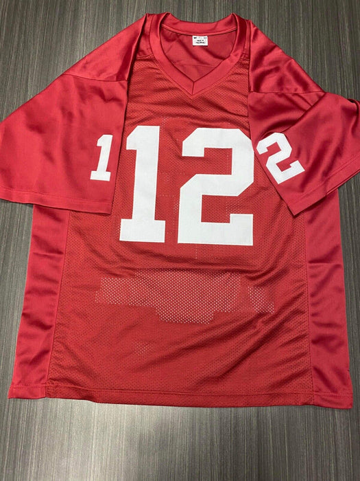 Joe Namath Alabama Crimson Tide Autographed Custom Stat Jersey Beckett