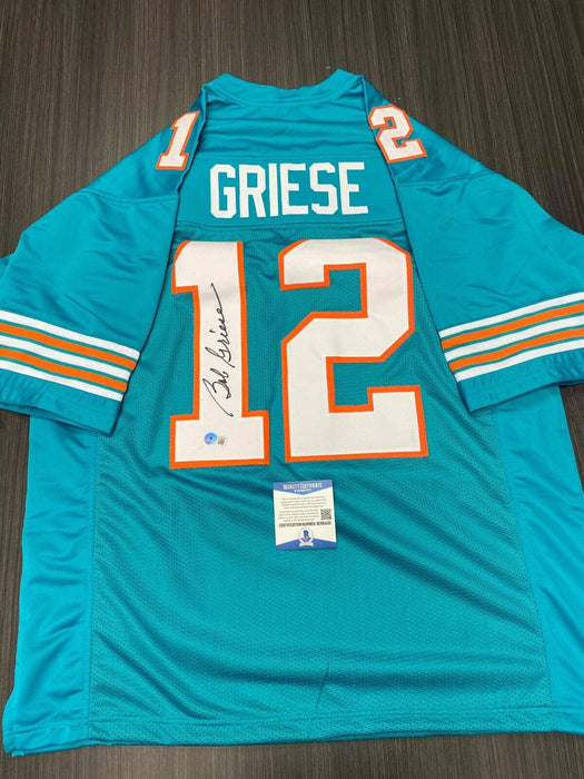 Bob Griese Miami Dolphins Autographed Custom Jersey Beckett