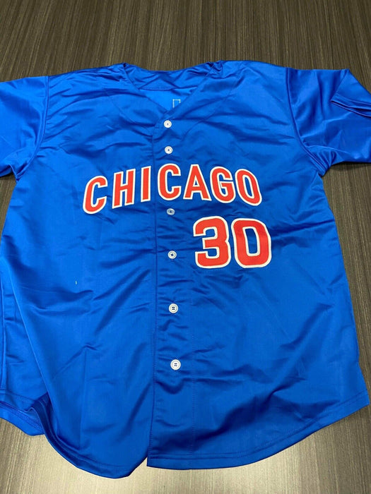 Alec Mills Chicago Cubs Autographed Custom Commemorative Jersey Beckett