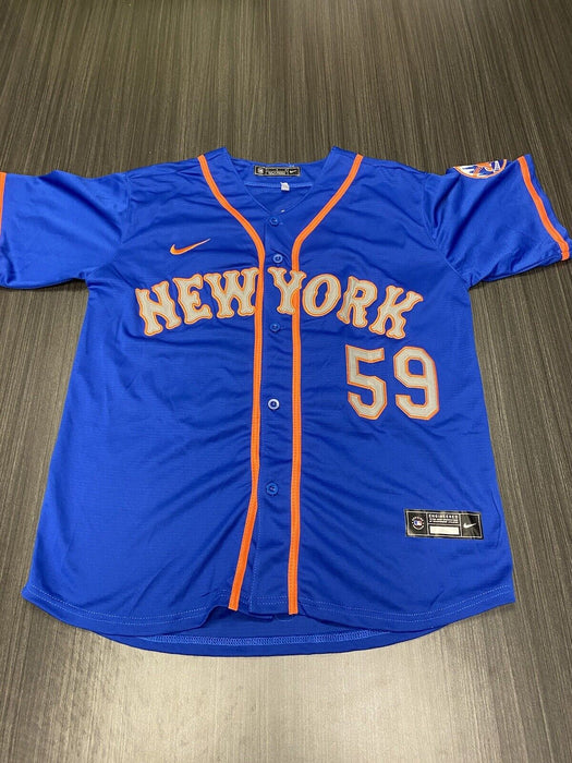 Carlos Carrasco New York Mets Autographed Custom Jersey JSA