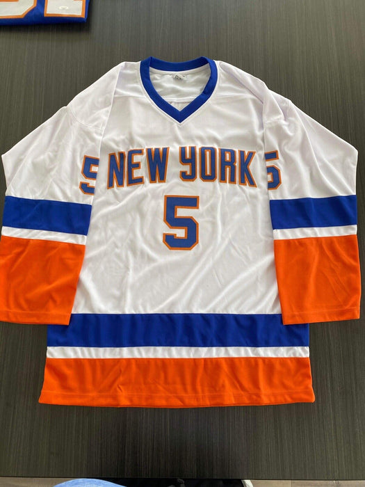 Dennis Potvin New York Islanders Autographed Custom Jersey JSA