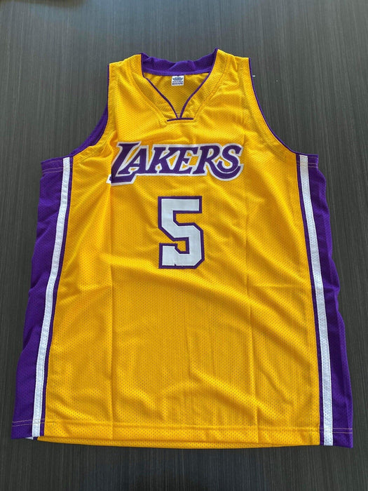 Robert Horry Los Angeles Lakers Autographed Custom Jersey PSA