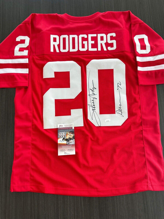 Johnny Rodgers Nebraska Cornhuskers Autographed Custom Jersey JSA