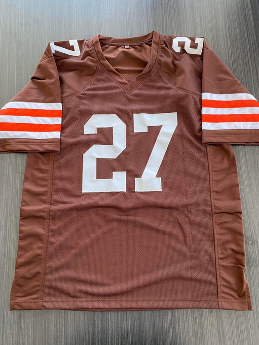 Kareem Hunt Cleveland Browns Autographed Custom Jersey JSA