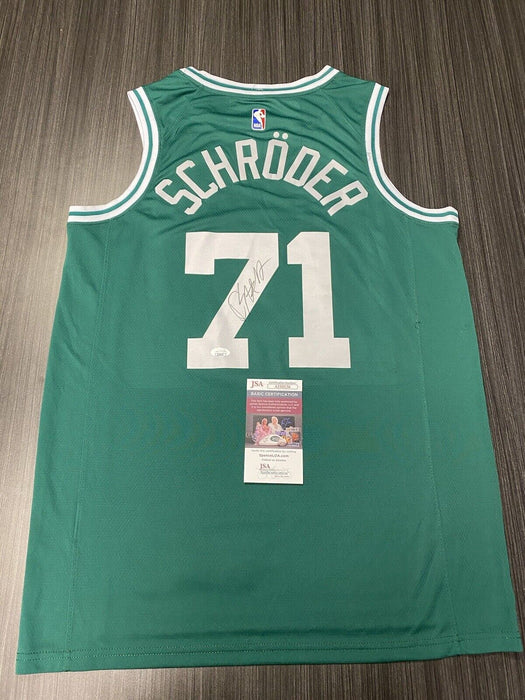 Dennis Schroder Boston Celtics Autographed Custom Jersey JSA