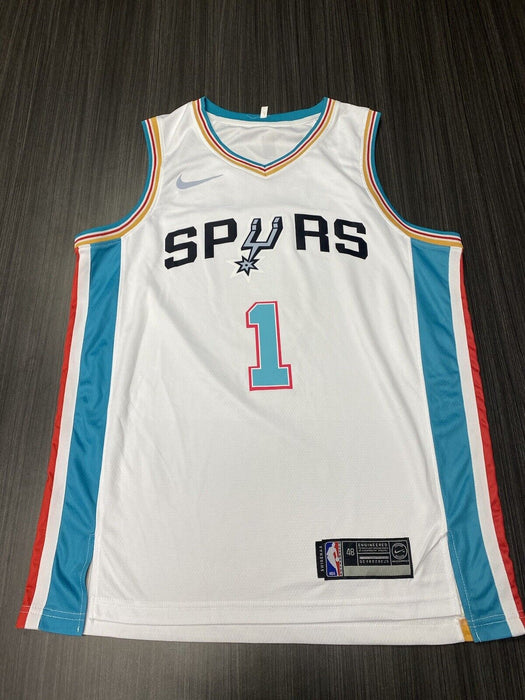 Lonnie Walker San Antonio Spurs Autographed Custom Jersey JSA