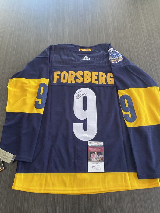 Filip Forsberg Nashville Predators Autographed Custom Jersey JSA