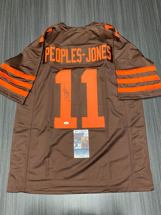 Donovan Peoples-Jones Cleveland Browns Autographed Custom Jersey JSA