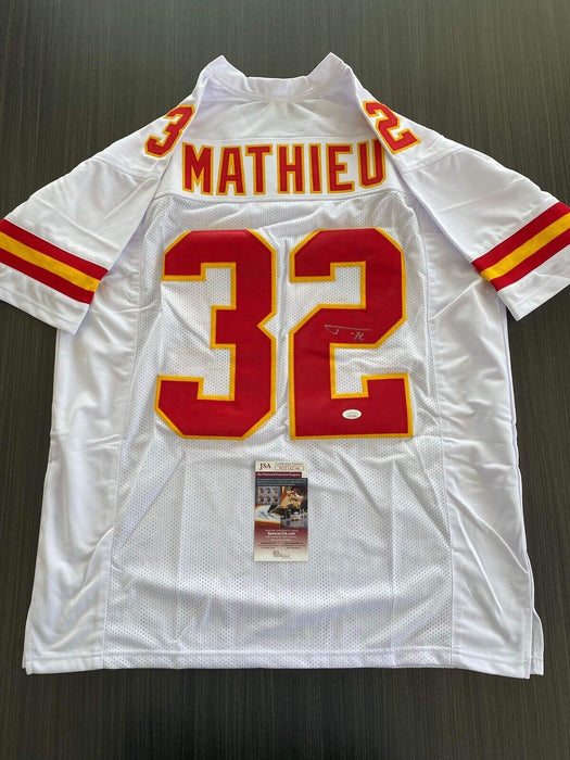 Tyrann Mathieu Kansas City Chiefs Autographed Custom Jersey JSA