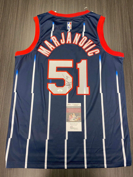 Boban Marjanovich Houston Rockets Autographed Custom Jersey JSA