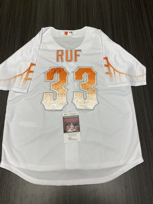 Darin Ruf San Francisco Giants Autographed Custom City Connect Jersey JSA