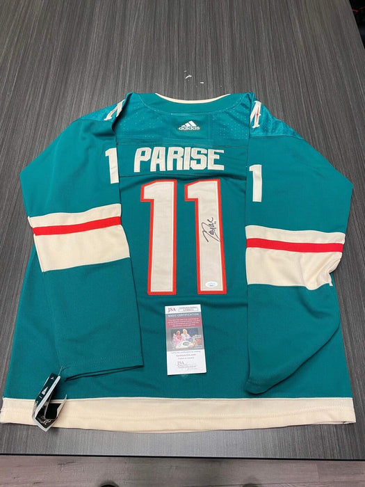 Zach Parise Minnesota Wild Autographed Custom Jersey JSA