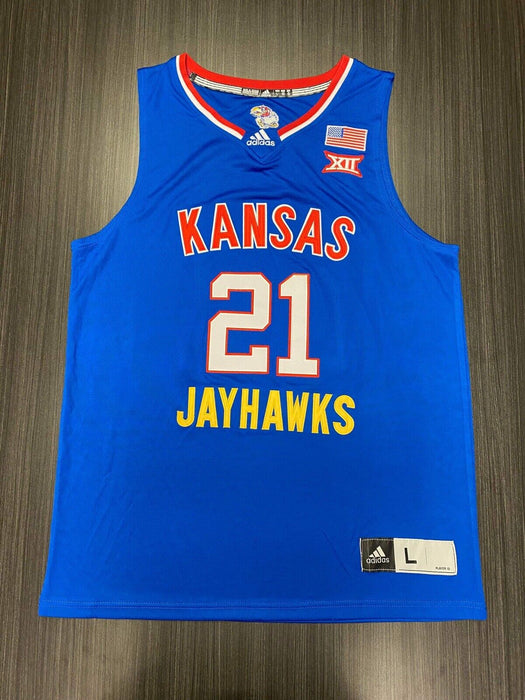 Markieff Morris Kansas Jayhawks Autographed Custom Jersey JSA