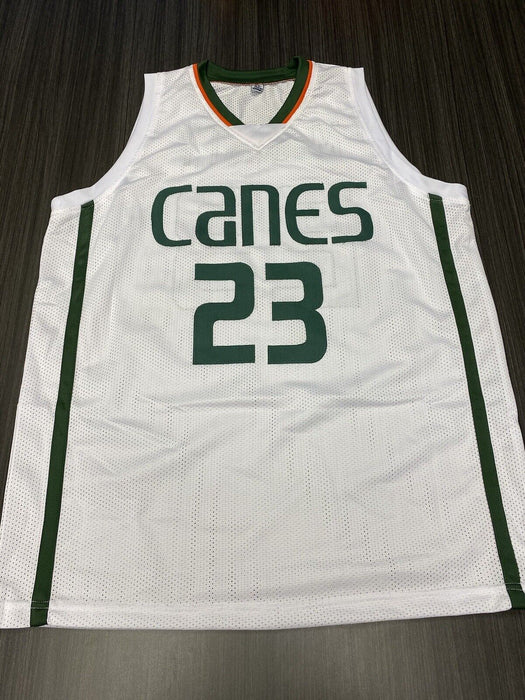 Kameron McGusty Miami Hurricanes Autographed Custom Jersey JSA