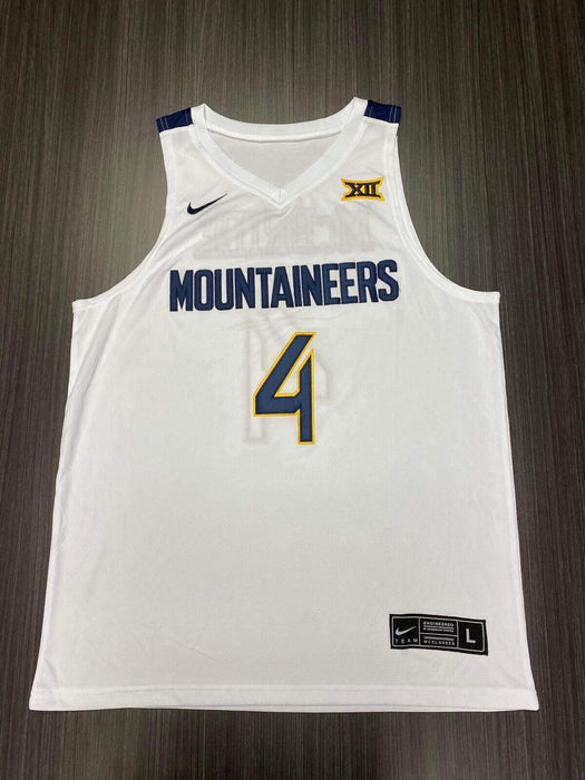 Miles McBride West Virginia Mountaineers Autographed Custom Jersey JSA