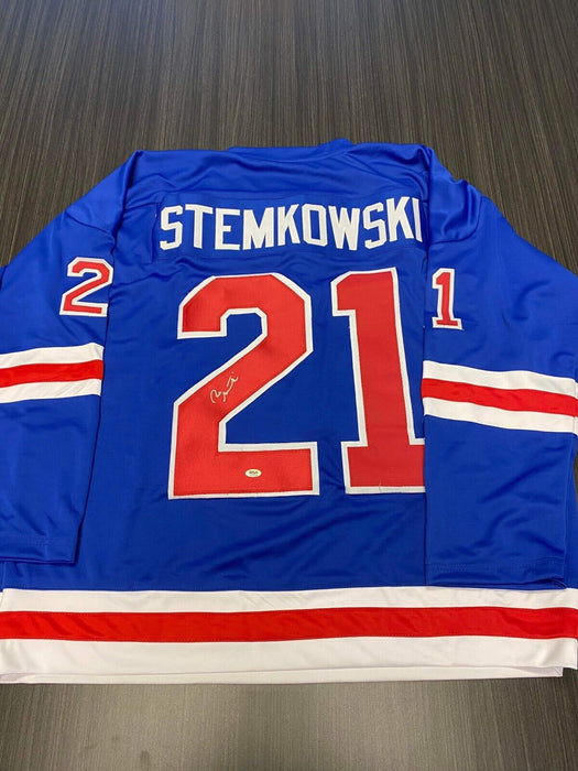 Pete Stemkowski New York Rangers Autographed Custom Jersey RSA