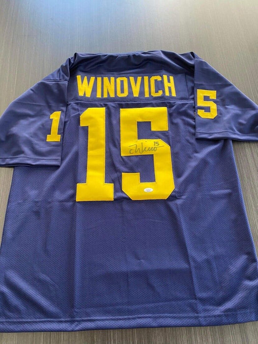 Chase Winovich Michigan Wolverines Autographed Custom Jersey JSA