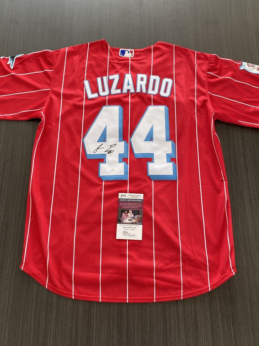 Jesus Luzardo Miami Marlins Autographed Custom Jersey JSA